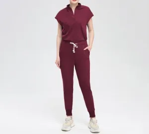 Women's Nursing Scrub Set with Jogger Pant