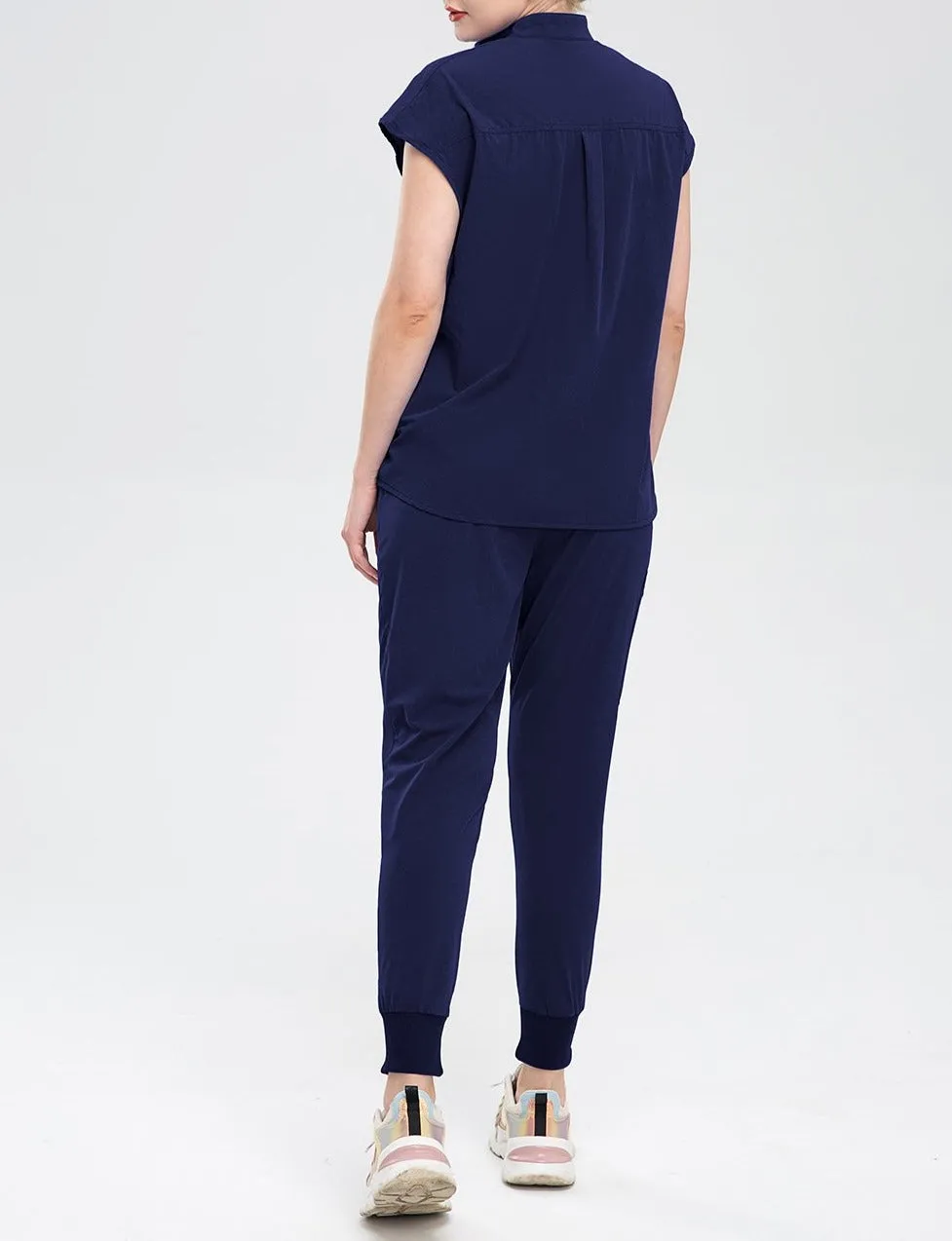 Women's Nursing Scrub Set with Jogger Pant