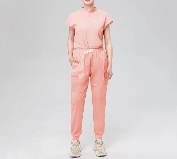 Women's Nursing Scrub Set with Jogger Pant