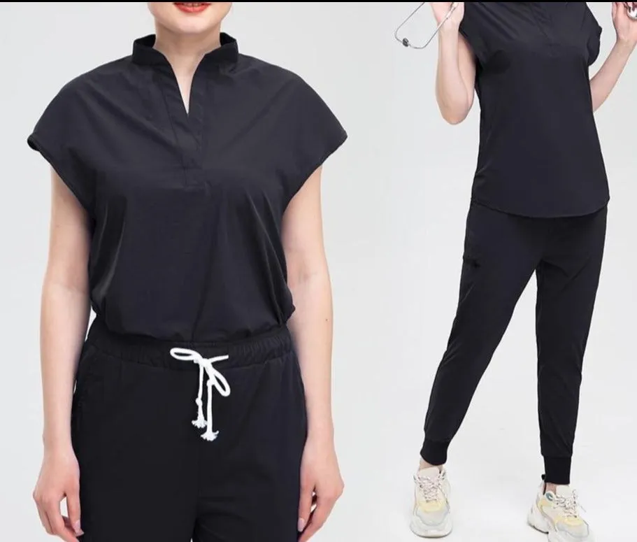 Women's Nursing Scrub Set with Jogger Pant