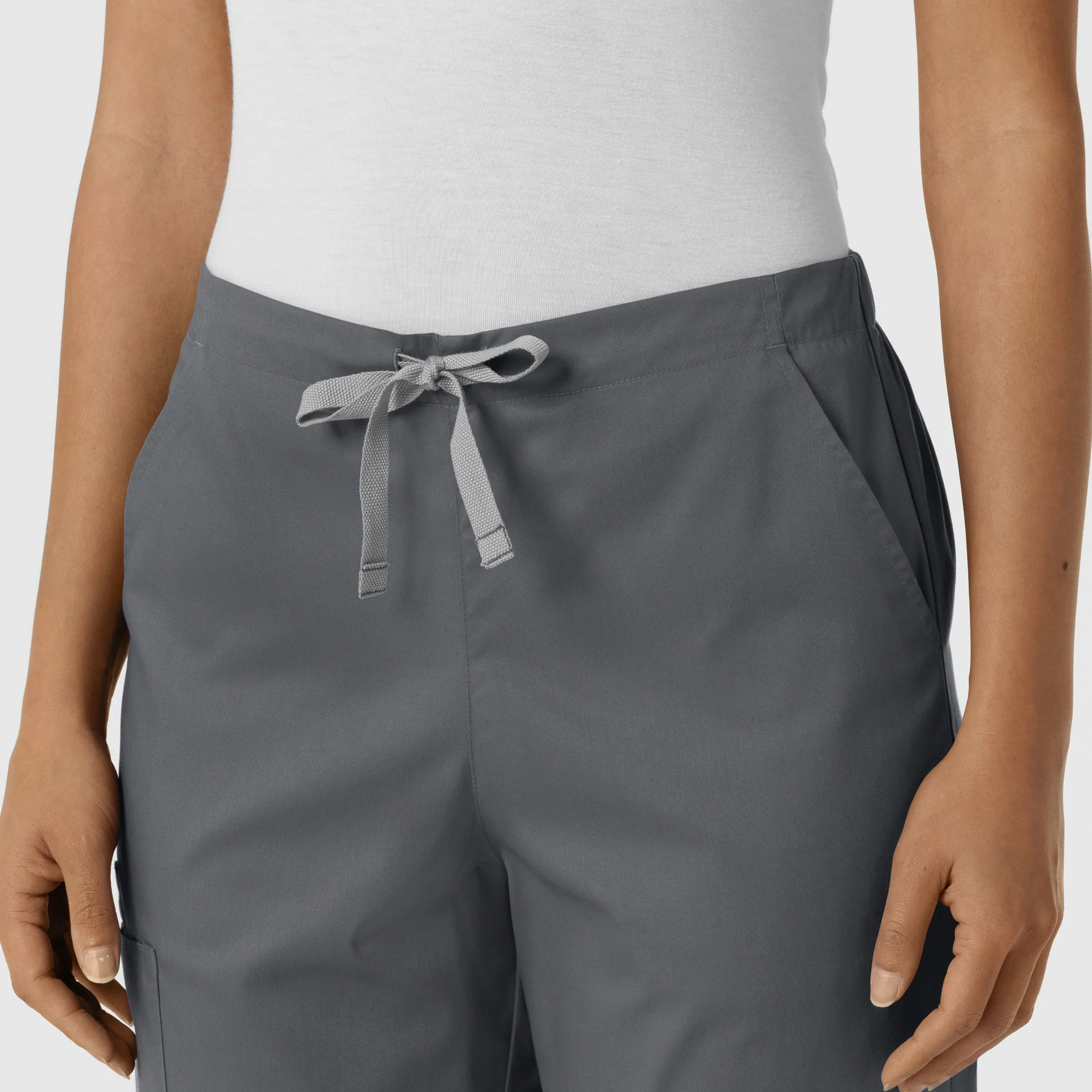 WonderWORK 506 Cargo Jogger Scrub Pants Pewter