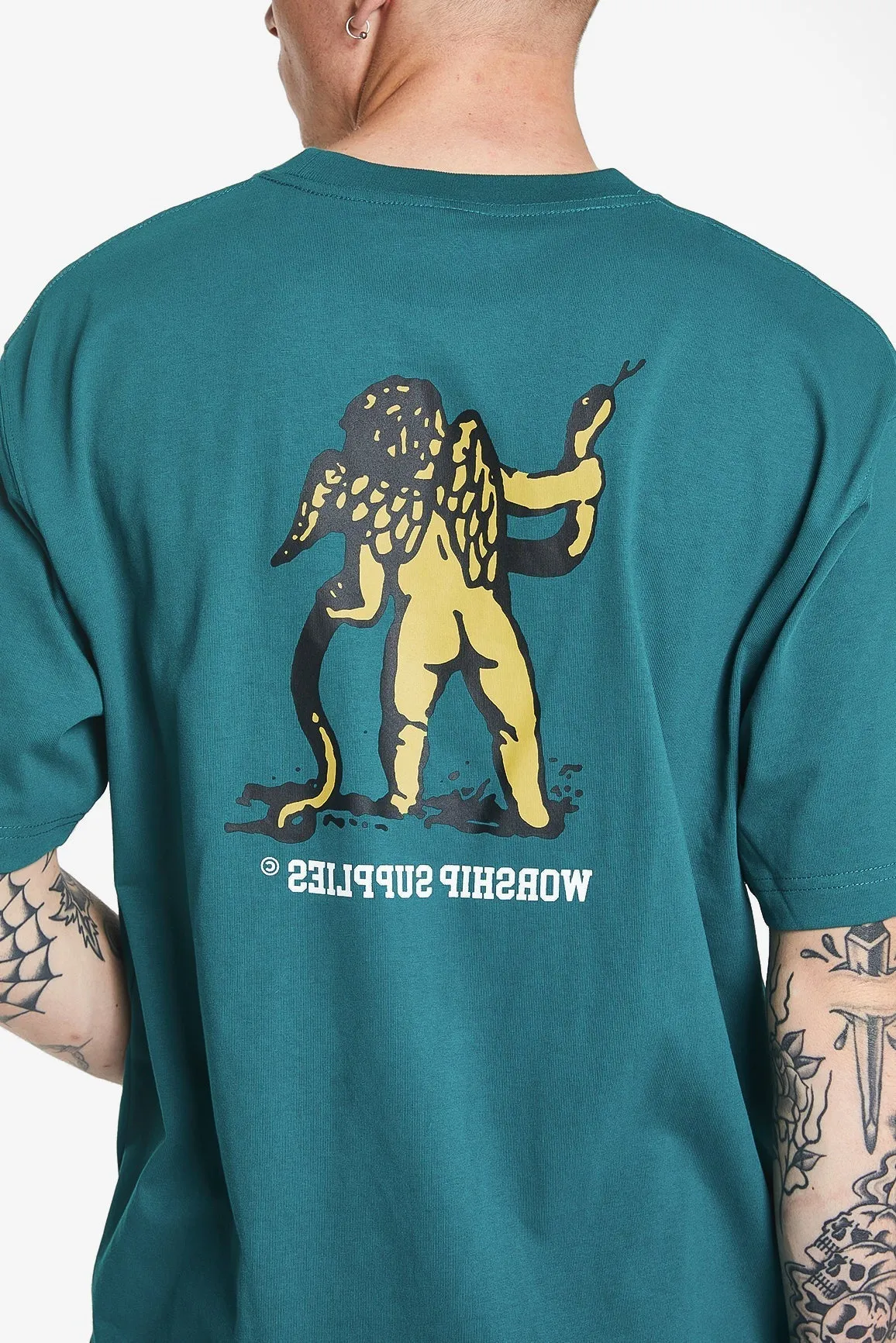 WORSHIP SUPPLIES CHEEKY CHERUB 2.0 TEE - EVERGLADE