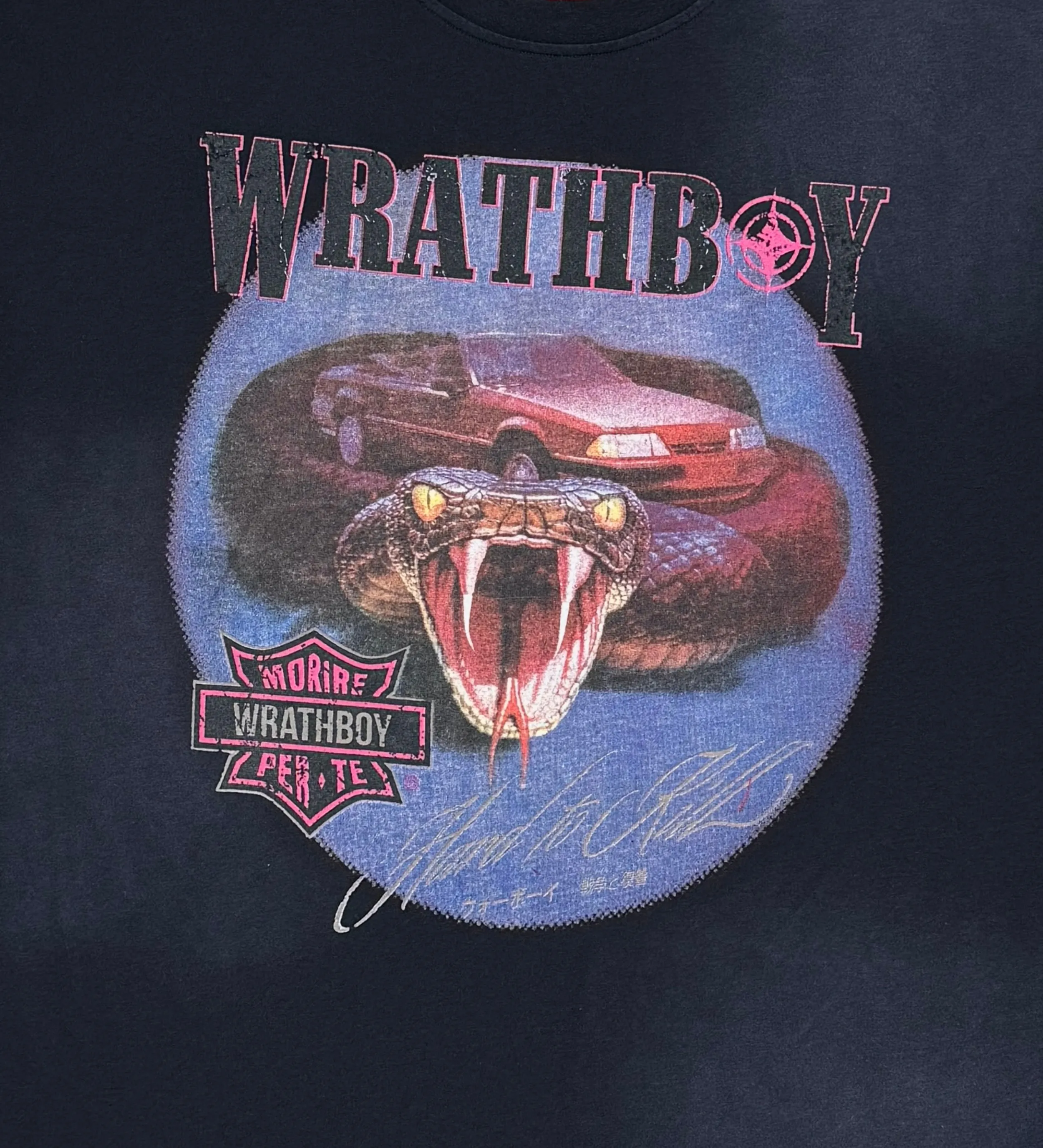Wrathboy Viper Head Vintage Tee