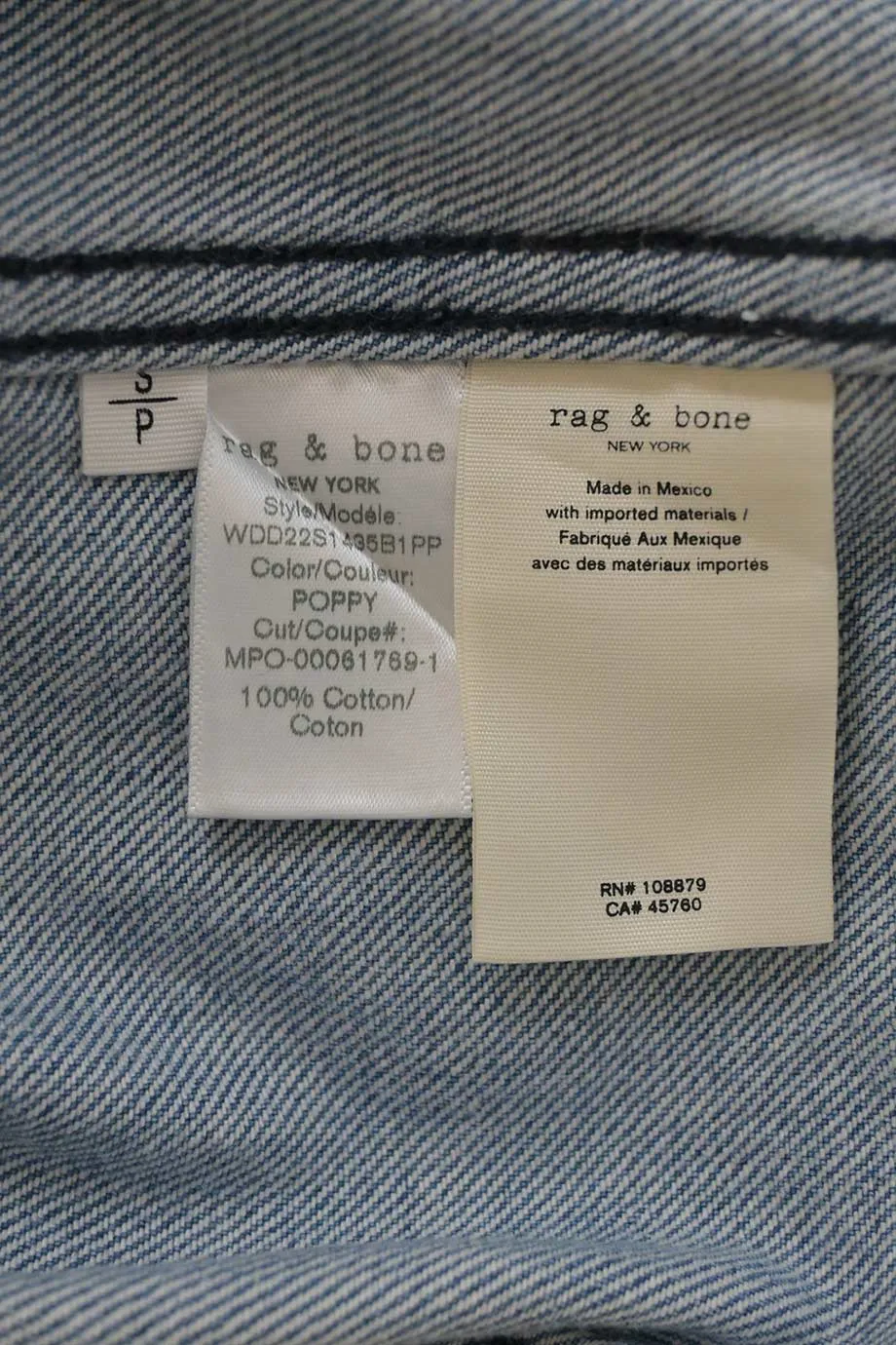 [WW37428] Rag & Bone | Denim Jacket