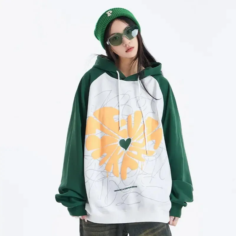 Y2K Oversized Hoodie with Raglan Sleeves for Ultimate Comfort