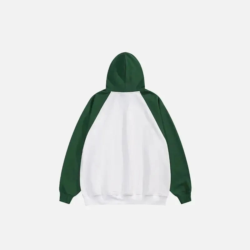 Y2K Oversized Hoodie with Raglan Sleeves for Ultimate Comfort