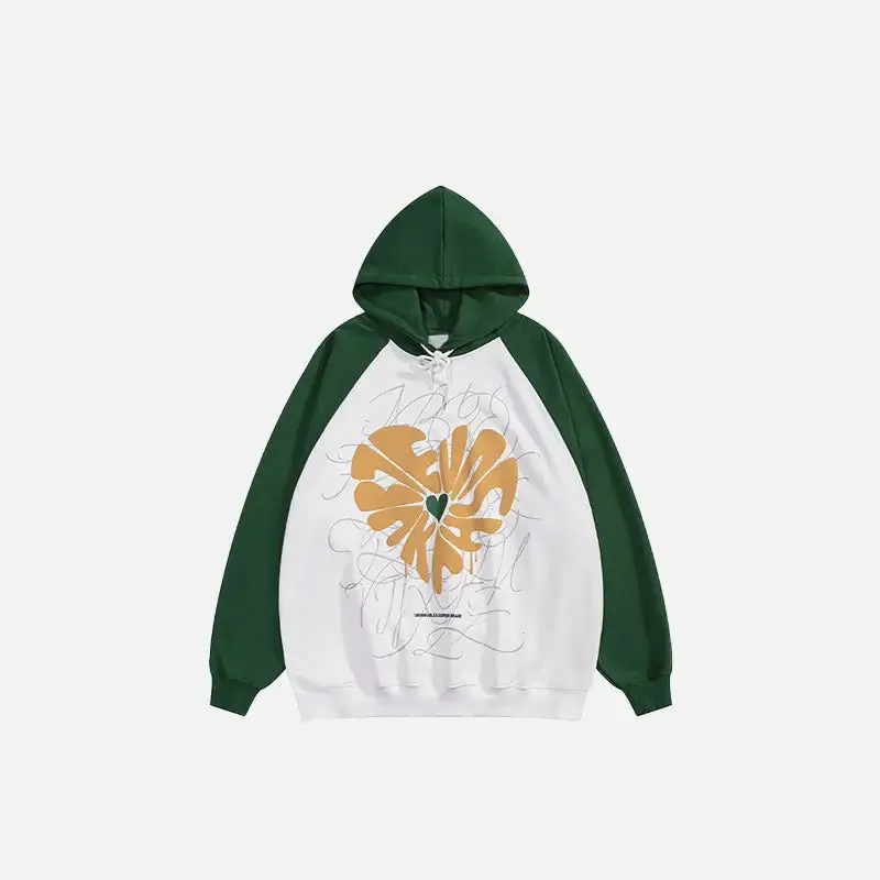 Y2K Oversized Hoodie with Raglan Sleeves for Ultimate Comfort