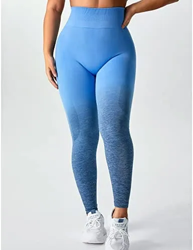 YEOREO Womens Amplify Leggings High Waisted Seamless Scrunch Legging Active Running Yoga Pant
