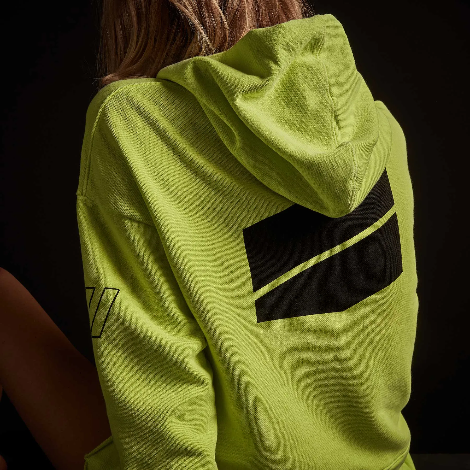 Y/OSEMITE Graphic Pullover Hoodie - Bright Neon/Black